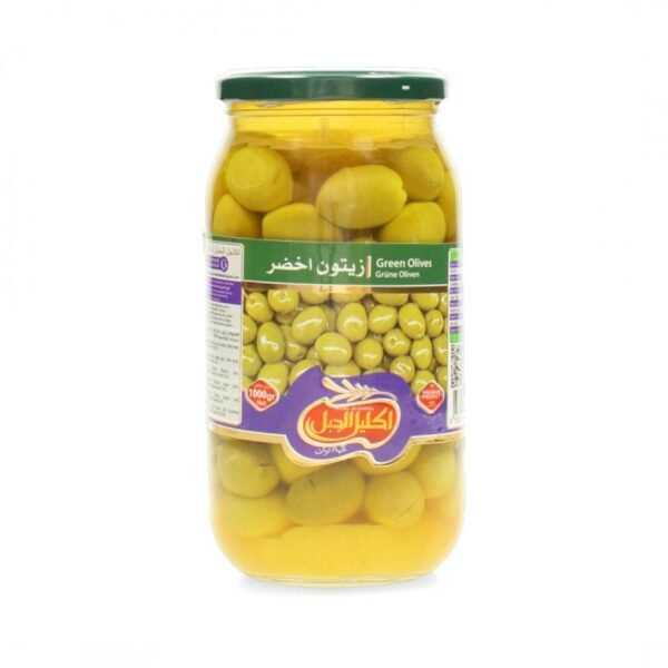 Ikleel Algabal Green Olives 1000g